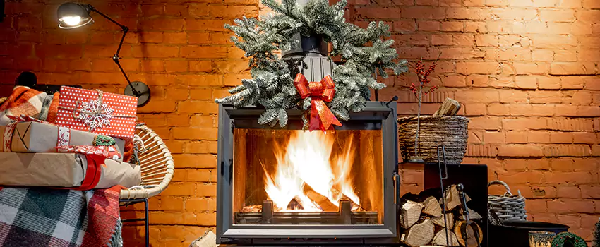 Travis Industries Linear Gas Fireplace Installation in North Ogden, Utah