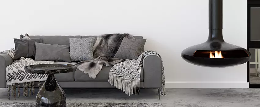 Circular Hanging Fireplace Installation Services in North Ogden, UT